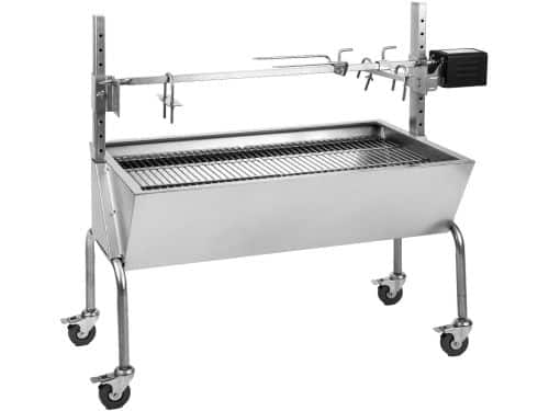 OneConcept 2-in-1 draaispitgrill met motor, Grill met draaiend spit