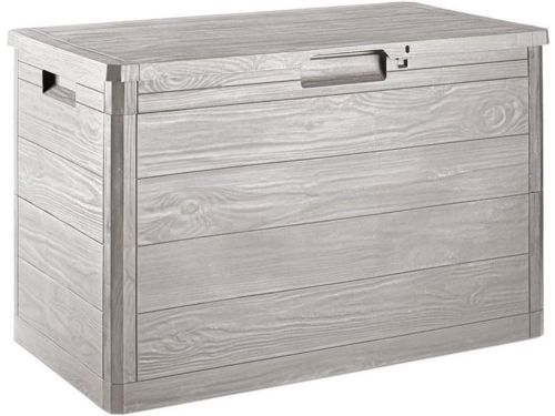 Opbergbox Buiten - Tuinbox Deksel - Ruimte Organiseren - Houtlook