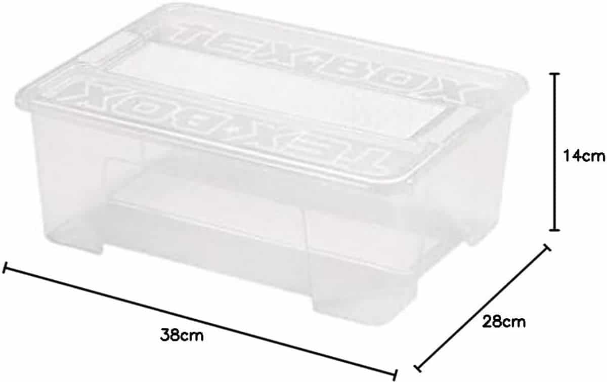 opbergboxen met deksel plastic bakken huis organiseren
