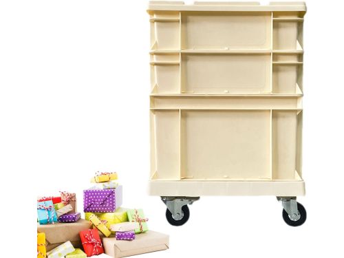 Opbergboxen met Wielen - Stapelbakken - Ruimte Organiseren - Stabiele