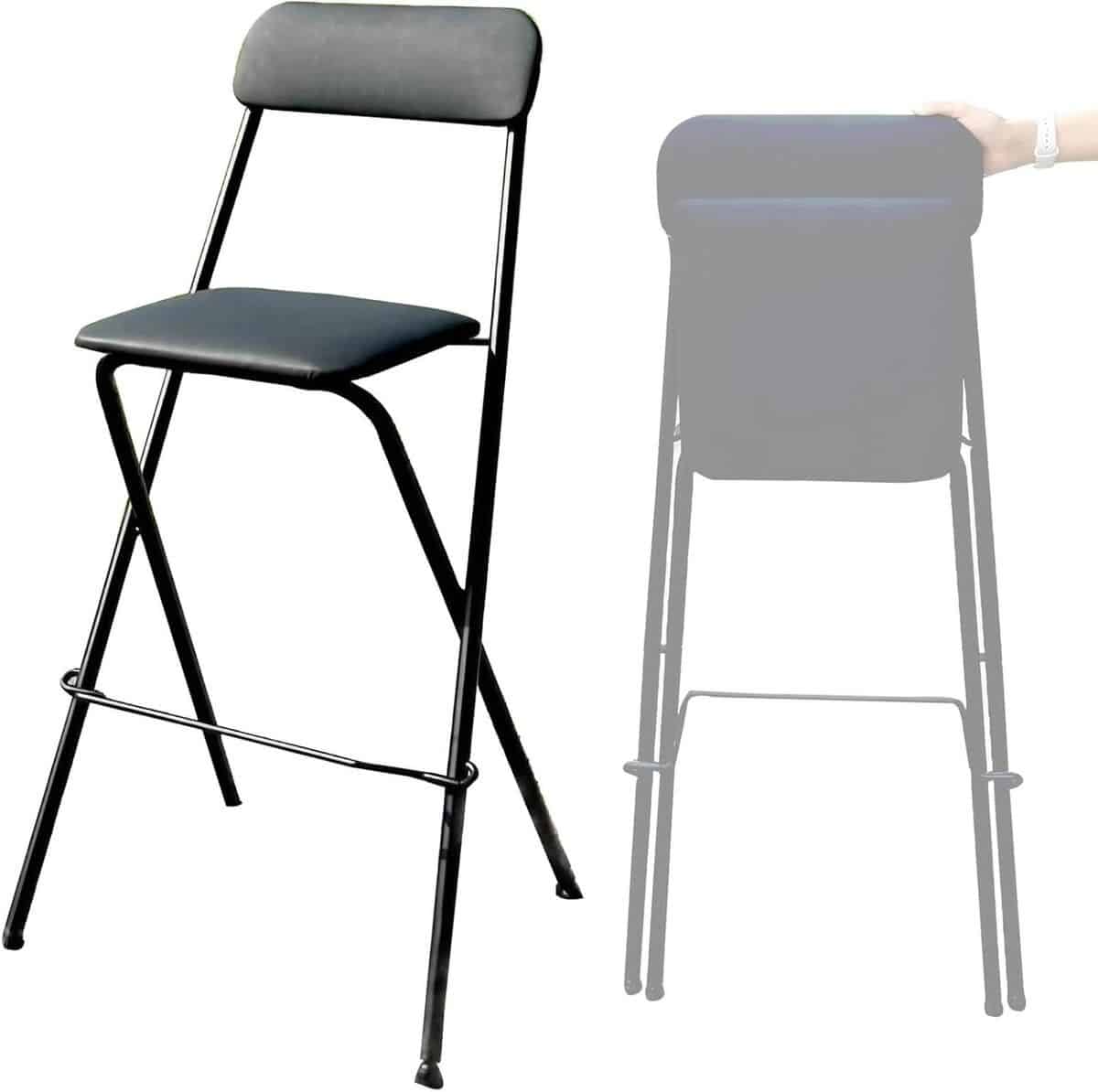opklapbare barkruk hoge stoel keuken of bar