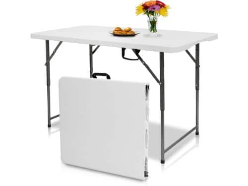 Opklapbare tafel - Klaptafel - Buitenactiviteiten - Verstelbare hoogte