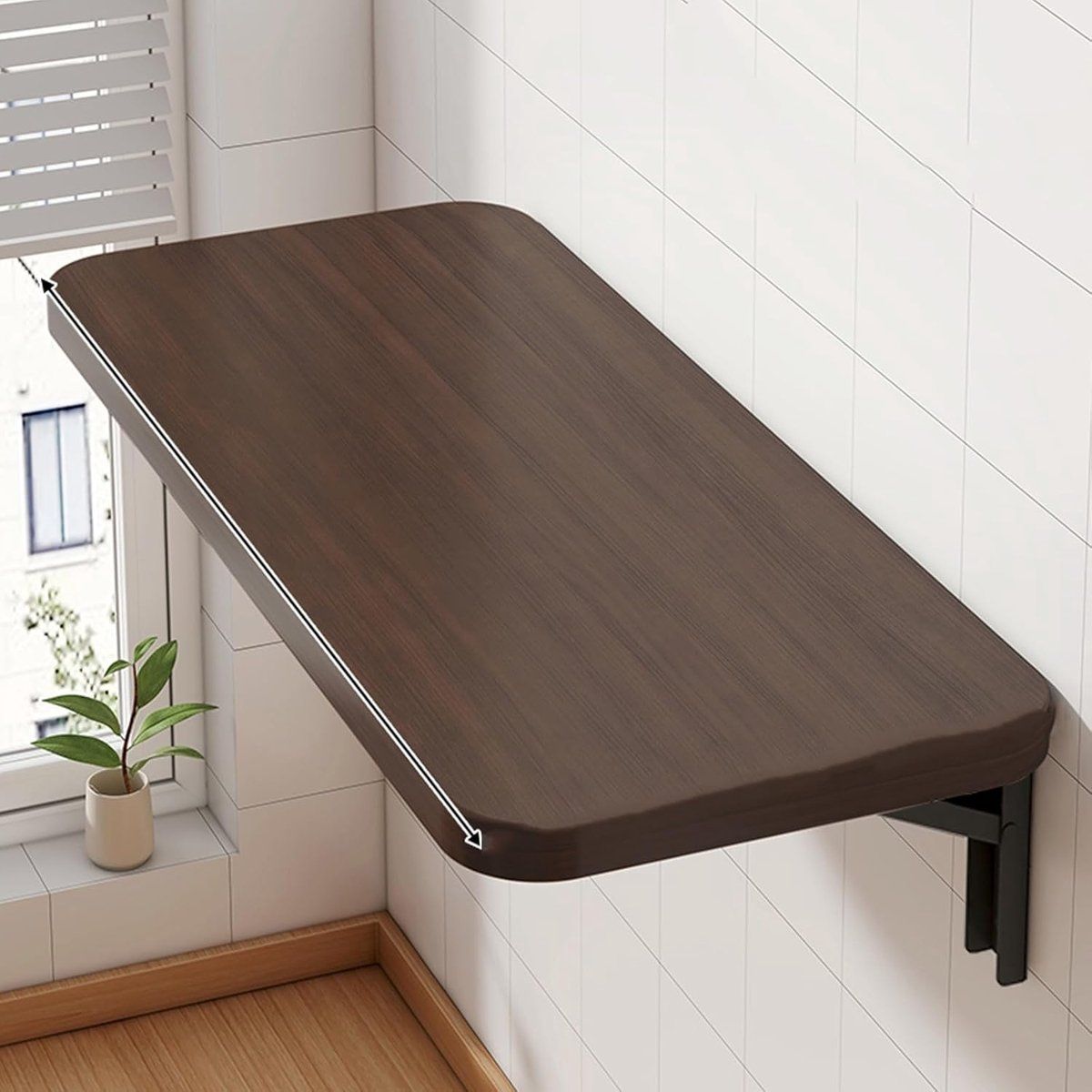 opvouwbaar wandbureau klaptafel wandmontage ruimte besparen sterk