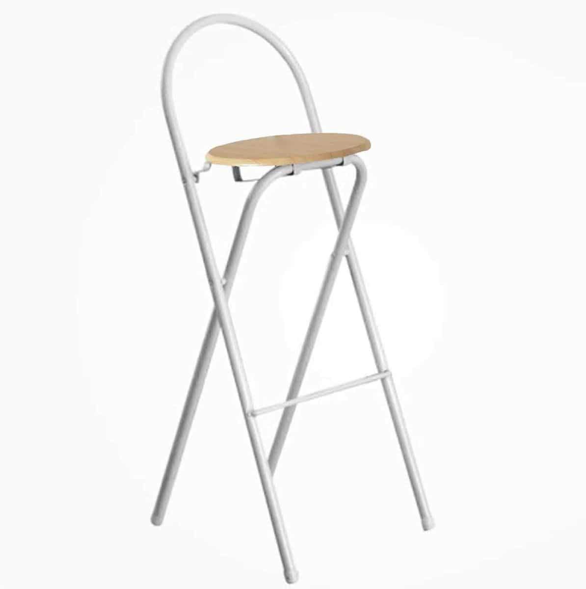 opvouwbare barkruk barstoel met rugleuning terras en tuin