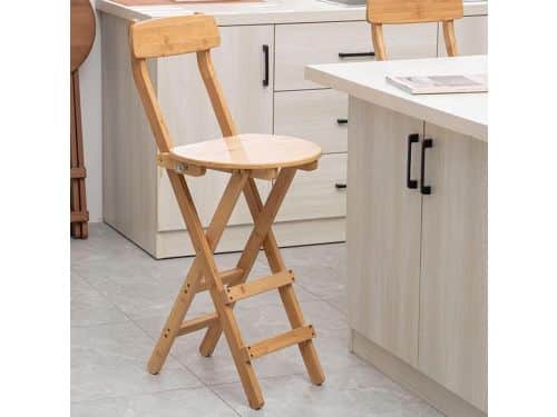 Opvouwbare Barkruk - Keuken Stoel - Ruimte Besparen - Ergonomisch