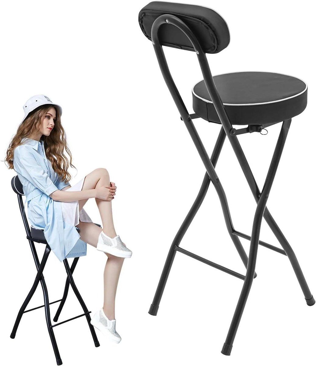 opvouwbare barkruk kruk met rugleuning feestjes en keuken