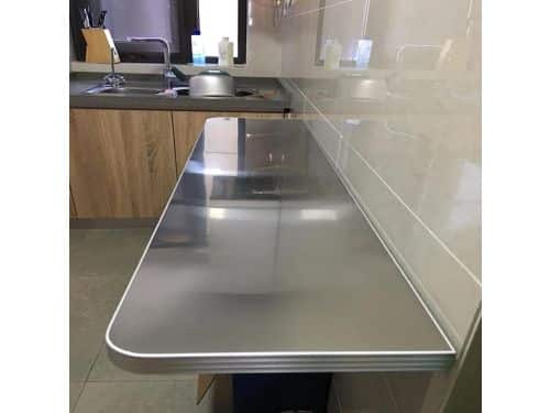 Opvouwbare Bartafel - Wandklaptafel Bureau - Ruimte Besparen - Roestvrij
