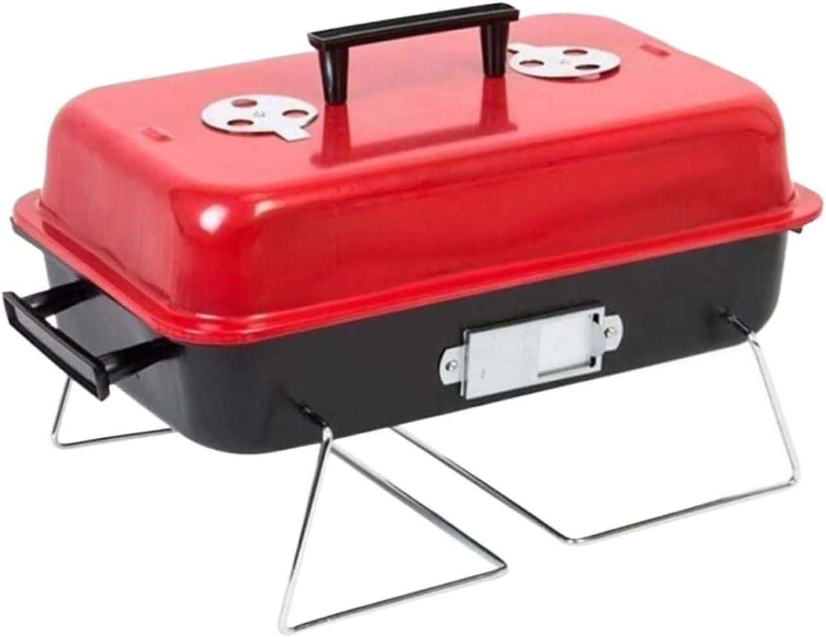 opvouwbare bbq grill tafelbarbecue houtskool koken buiten