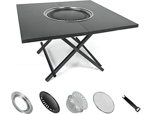 Opvouwbare BBQ Tafel - Houtskool Grill Tafel - Outdoor Koken
