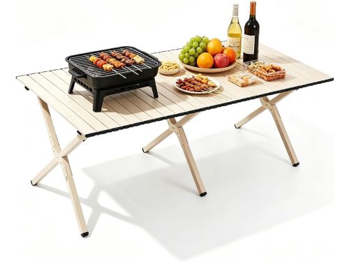 Opvouwbare BBQ-tafel - Klaptafel picknick - Buitenactiviteiten organiseren - Stevig