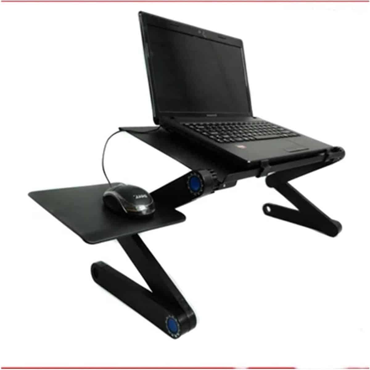 opvouwbare bedtafel klaptafel laptop comfortabel werken verstelbare