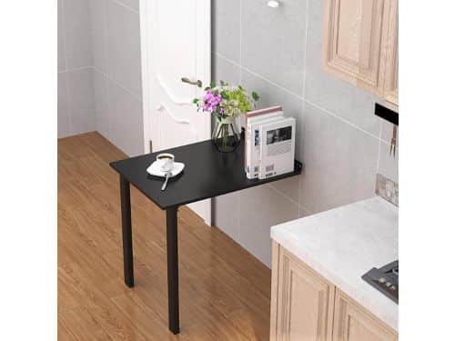 Opvouwbare Eettafel - Klaptafel Wandbureau - Ruimte Besparen - Wandmontage