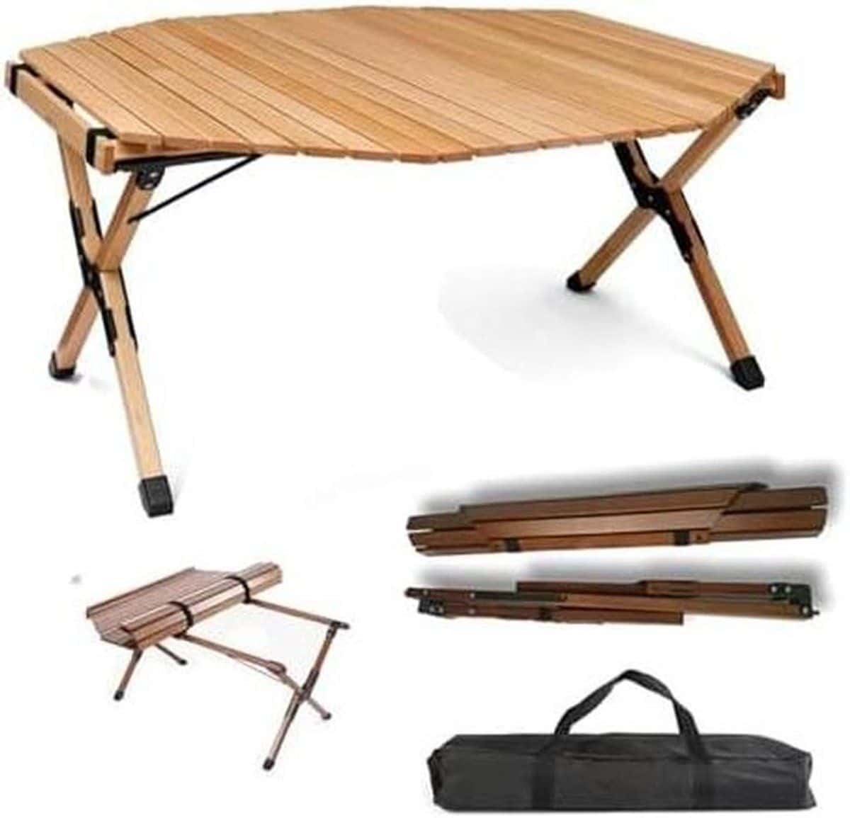 opvouwbare fototafel houten klaptafel buitenfeesten stabiel x frame