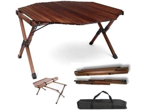 Opvouwbare Houten Tafel - Picknicktafel Klaptafel - Buitenactiviteiten Genieten