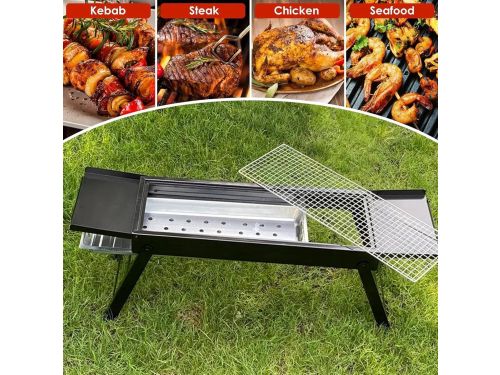 Opvouwbare Houtskoolgrill - Draagbare BBQ - Buiten Koken - Eenvoudig