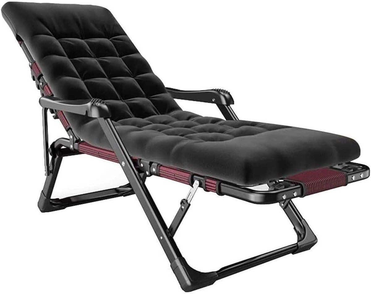 opvouwbare lounger tuinstoel ligbed ontspannen buiten verstelbare
