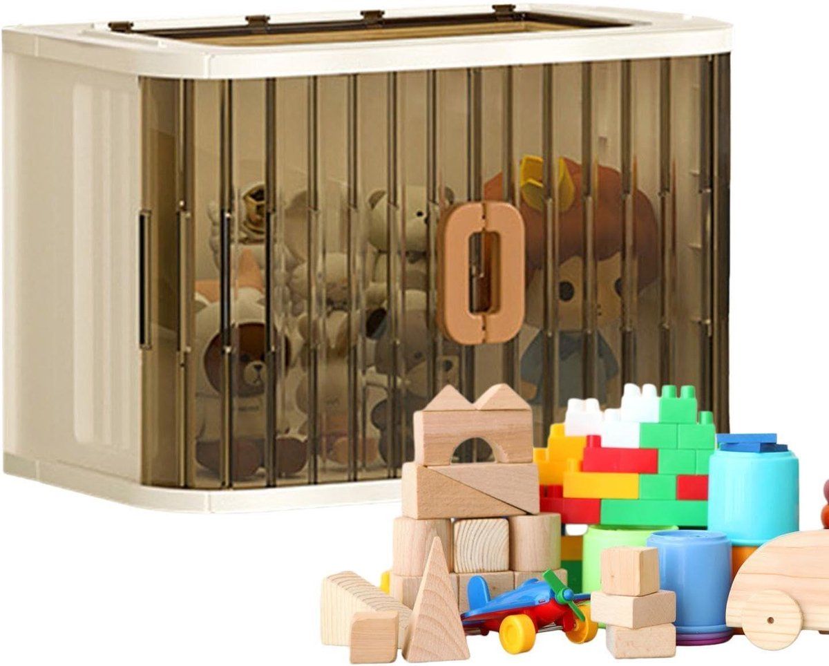 opvouwbare opbergbox stapelbare mand ruimte besparen open