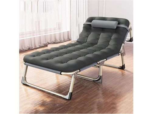 Opvouwbare Relaxfauteuil - Kampeerstoel Ligbed - Buiten Ontspannen - 5-traps