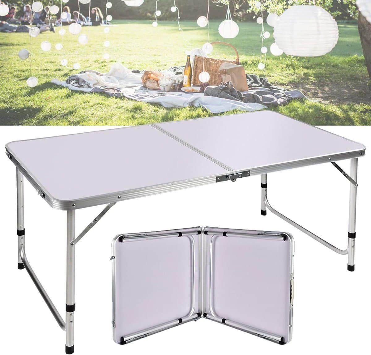 opvouwbare tafel bijzettafel klaptafel buiten dineren in