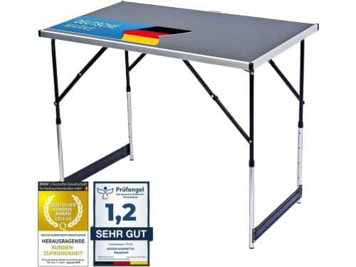Opvouwbare tafel - Klaptafel bijzettafel - Kamperen festivals - 4-voudig