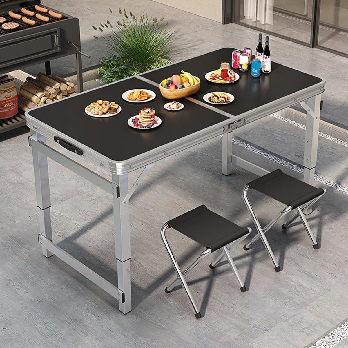 opvouwbare tafel klaptafel kruk buitenactiviteiten organiseren 3