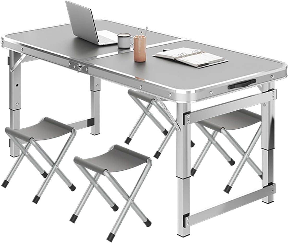 opvouwbare tafel klaptafel krukken outdoor genieten in
