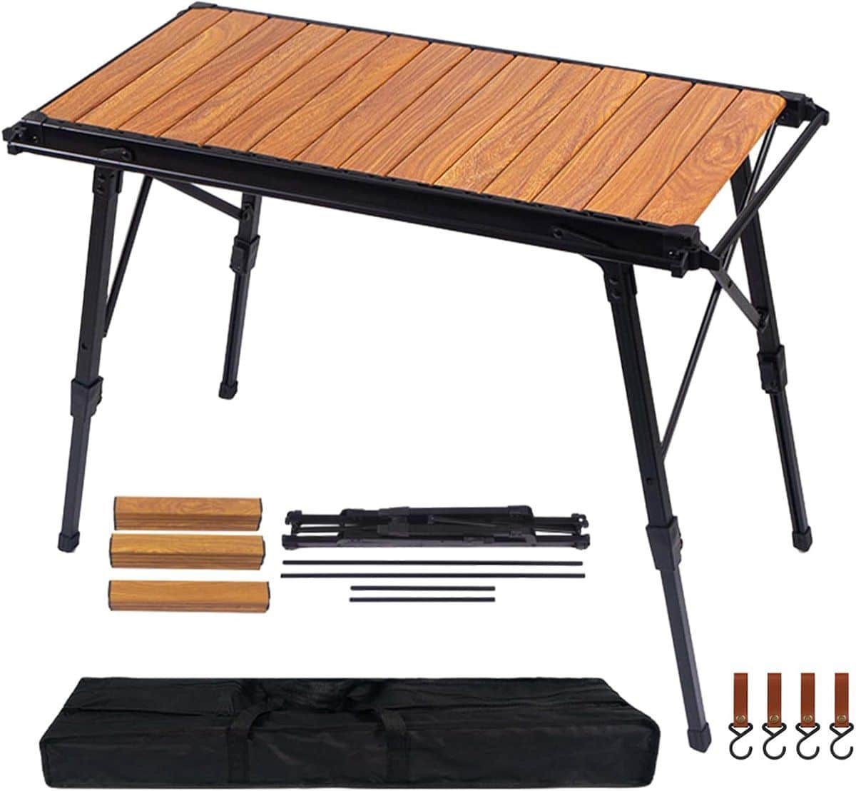 opvouwbare tafel klaptafel reistafel outdoor picknicken verstelbare