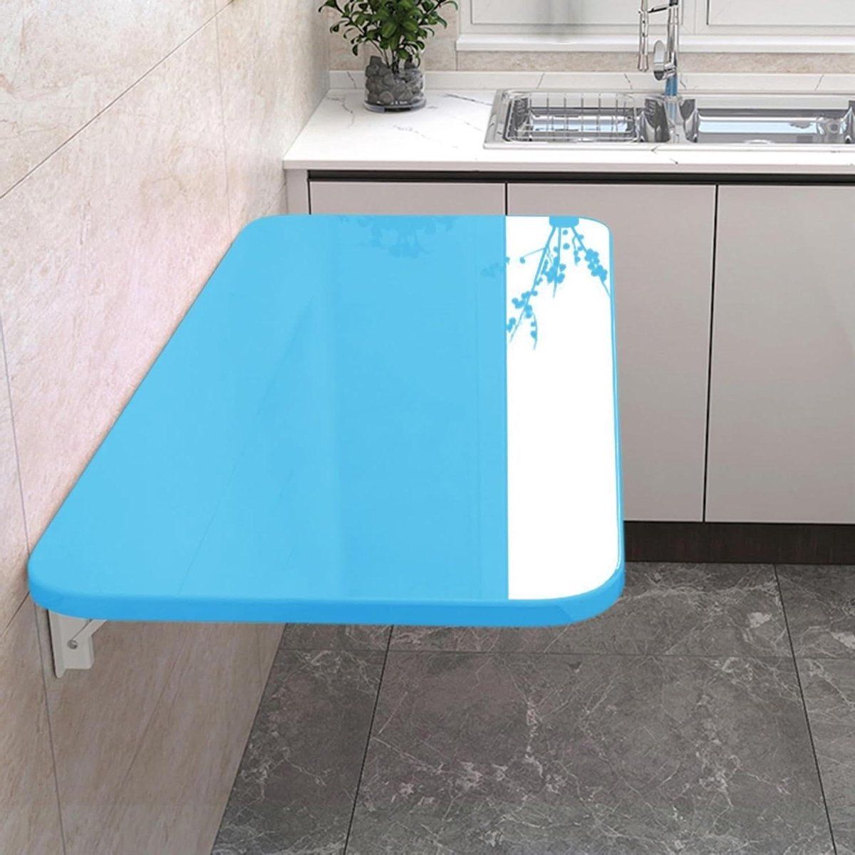 opvouwbare tafel klaptafel wandbureau ruimte besparen opvouwbaar