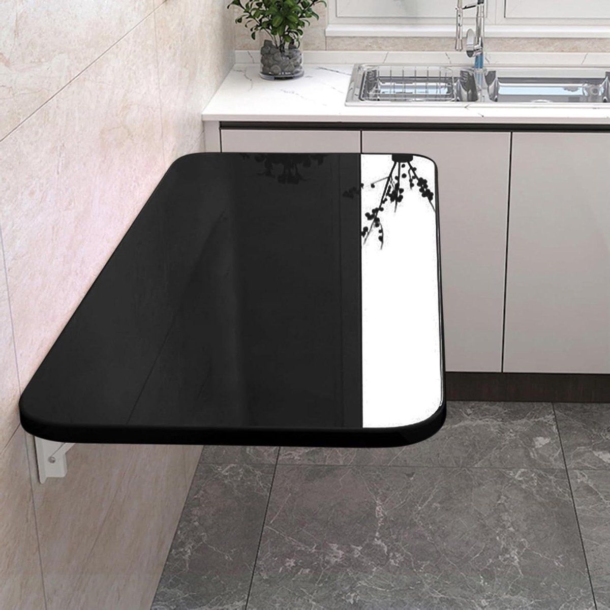 opvouwbare tafel klaptafel wandmontage ruimte besparen stabiel