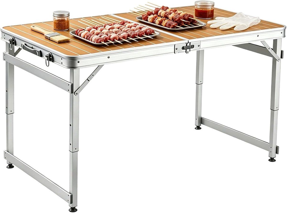 opvouwbare tafel klaptafel werkbank voedselbereiding buiten in