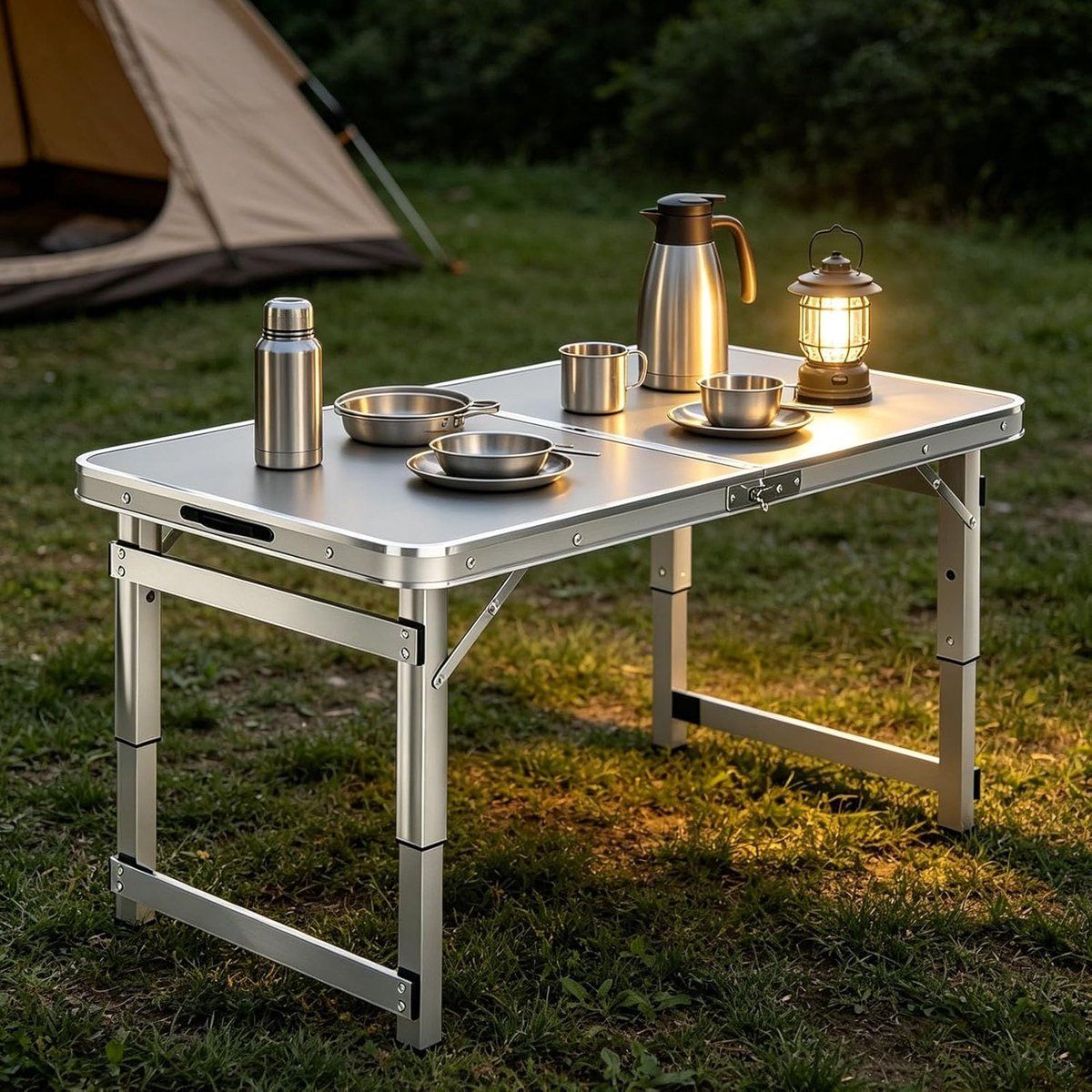 opvouwbare tafel klaptafel werktafel buffet serveren verstelbare