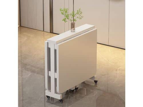 Opvouwbare tafel - Klaptafel wieltjes - Buitenactiviteiten - Ruimtebesparend design