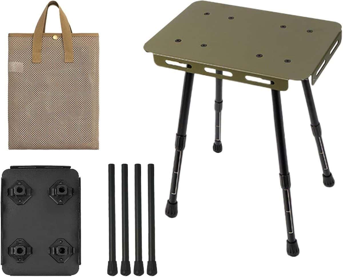 opvouwbare tafel kleine klaptafel buiten gebruik in