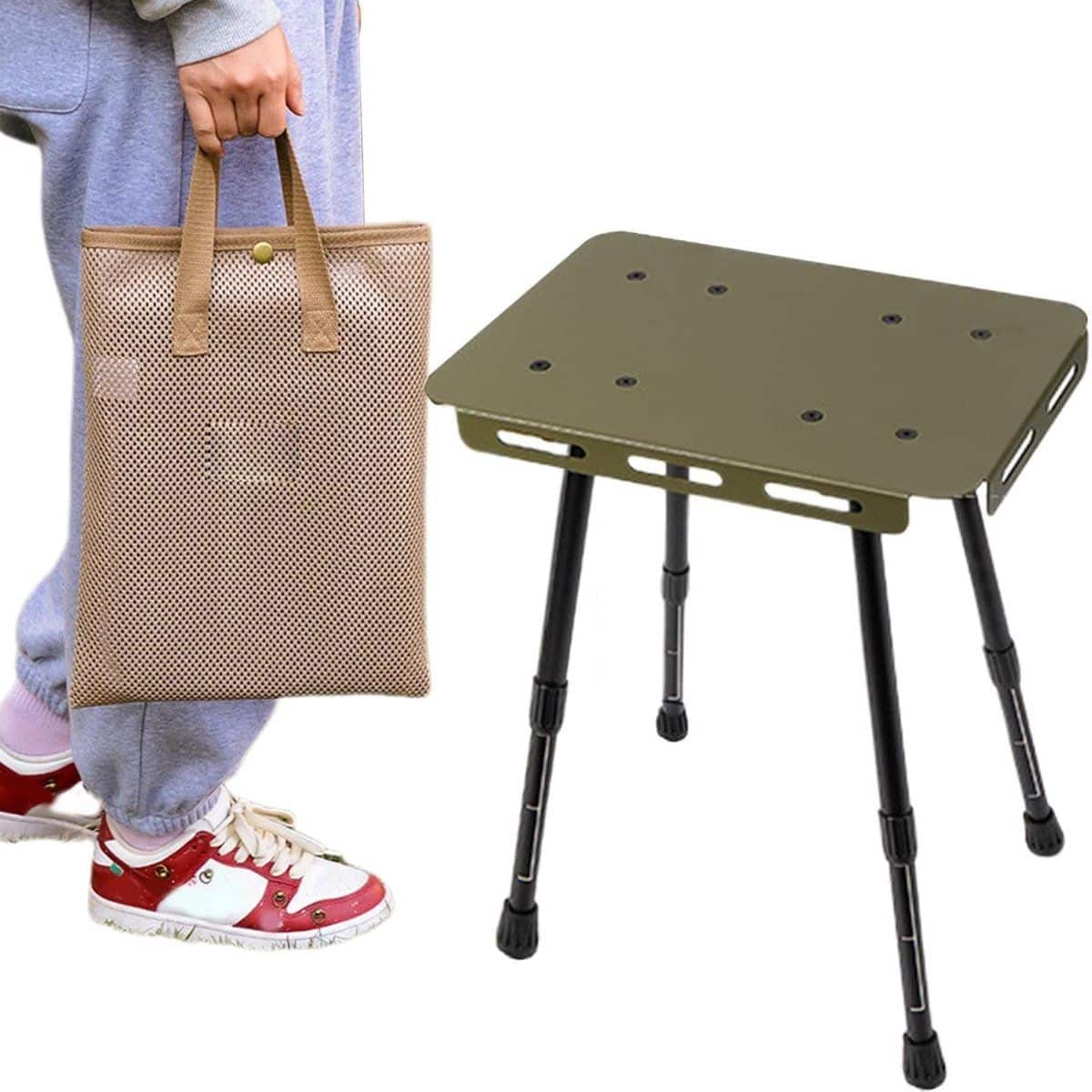 opvouwbare tafel kleine klaptafel buiten gebruik in