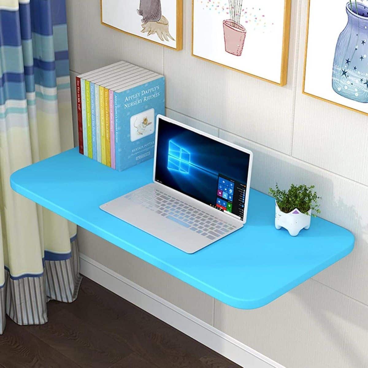 opvouwbare tafel wandbureau klaptafel kleine ruimte veilige
