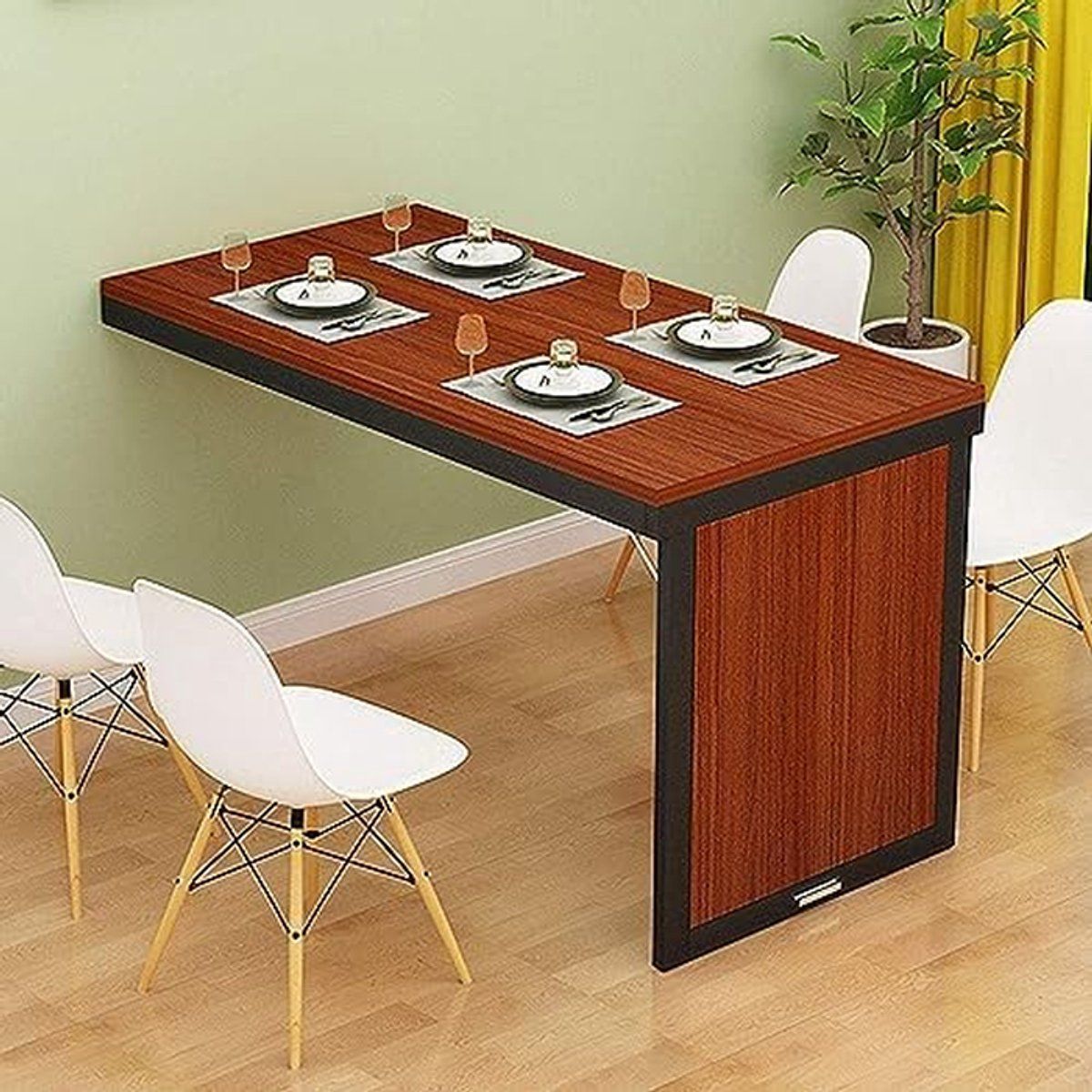 opvouwbare tafel wandbureau klaptafel ruimte besparen stabiel