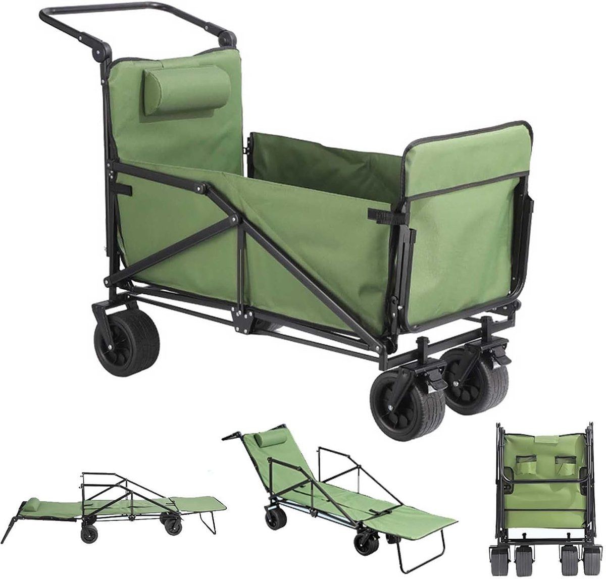 opvouwbare trolley camping kar buiten activiteiten 2 in 1