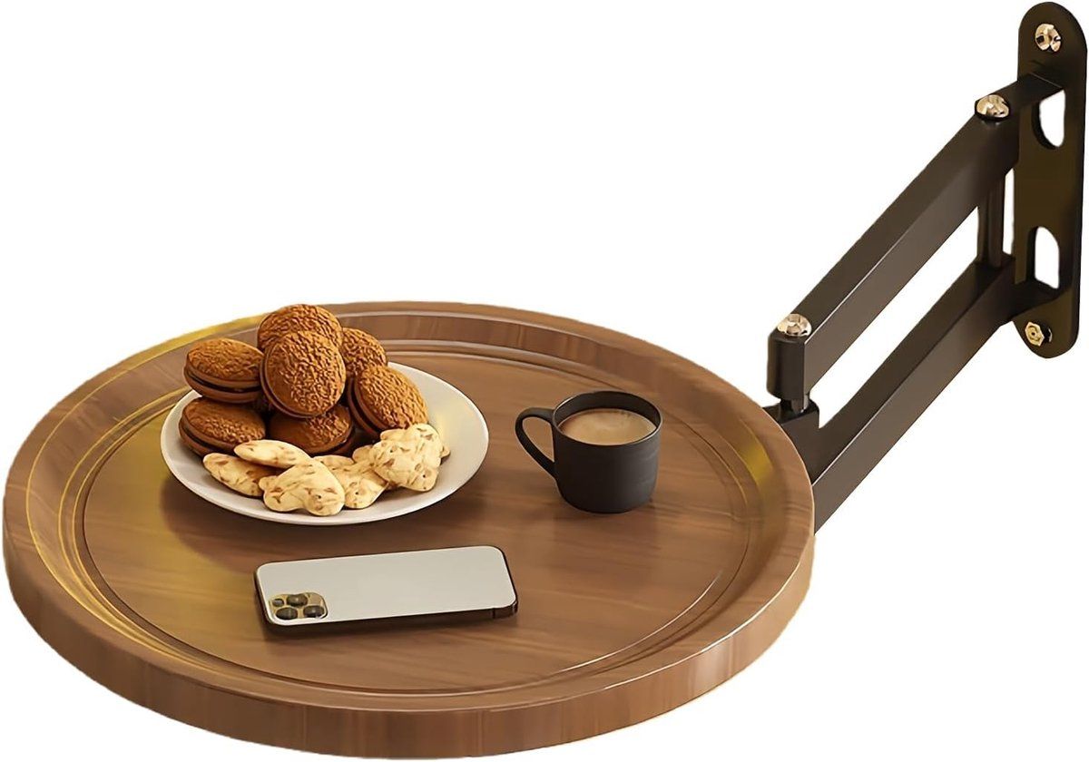 opvouwbare wandlade klaptafel ruimtebesparing slim vouwmechanisme