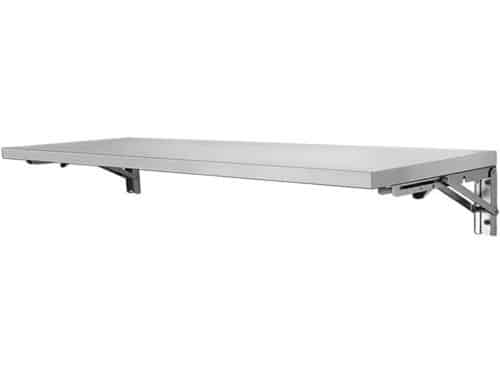 Opvouwbare Wandtafel - Klaptafel Beugels - Ruimte Besparen - Roestvrij
