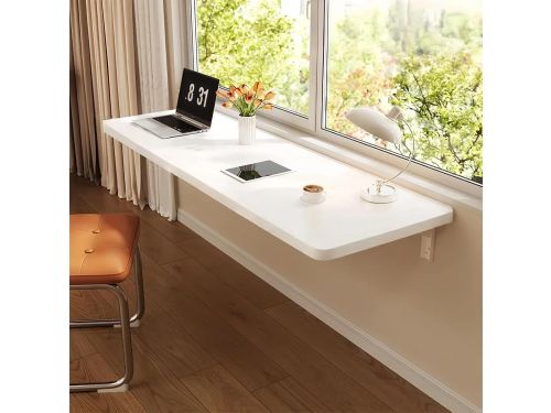 Opvouwbare Wandtafel - Klaptafel Massief Hout - Ruimte Besparen