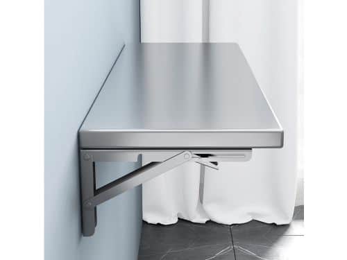 Opvouwbare Wandtafel - Klaptafel Metaal - Ruimte Besparen - Roestvrij