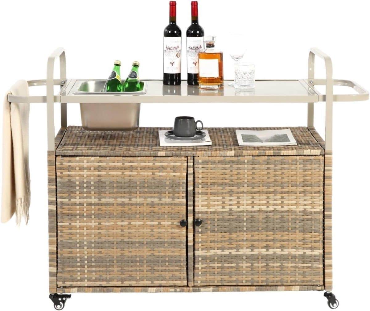 outdoor bartafel serveertrolley barwagen feestelijke bijeenkomsten met
