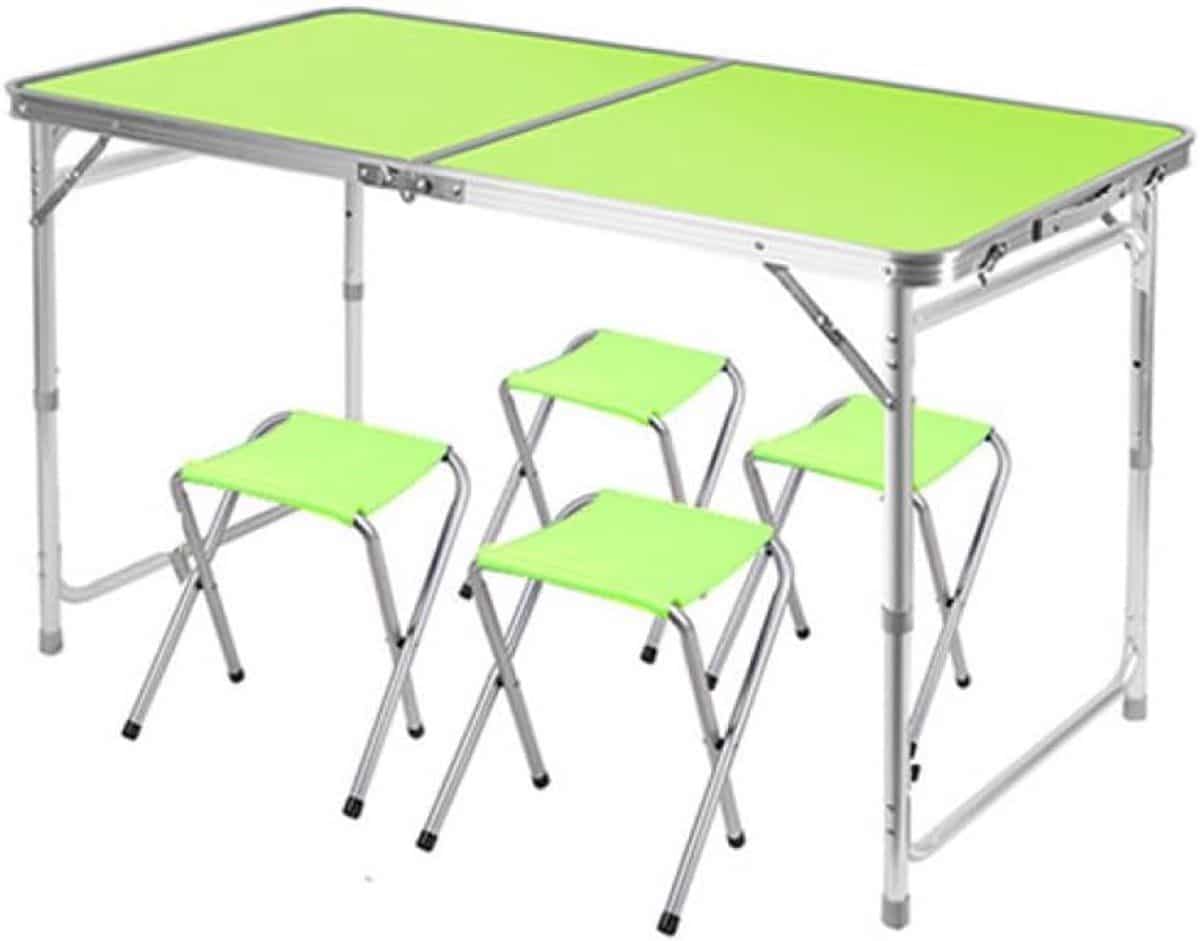 outdoor klaptafel picknicktafel set kamperen en wandelen