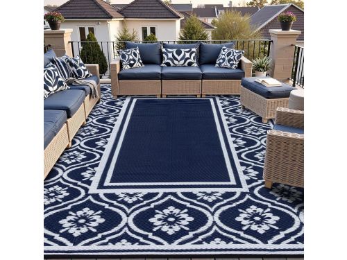 Outdoor Tapijt - Buitenkleed Rietmat - Terras Balkon Camping