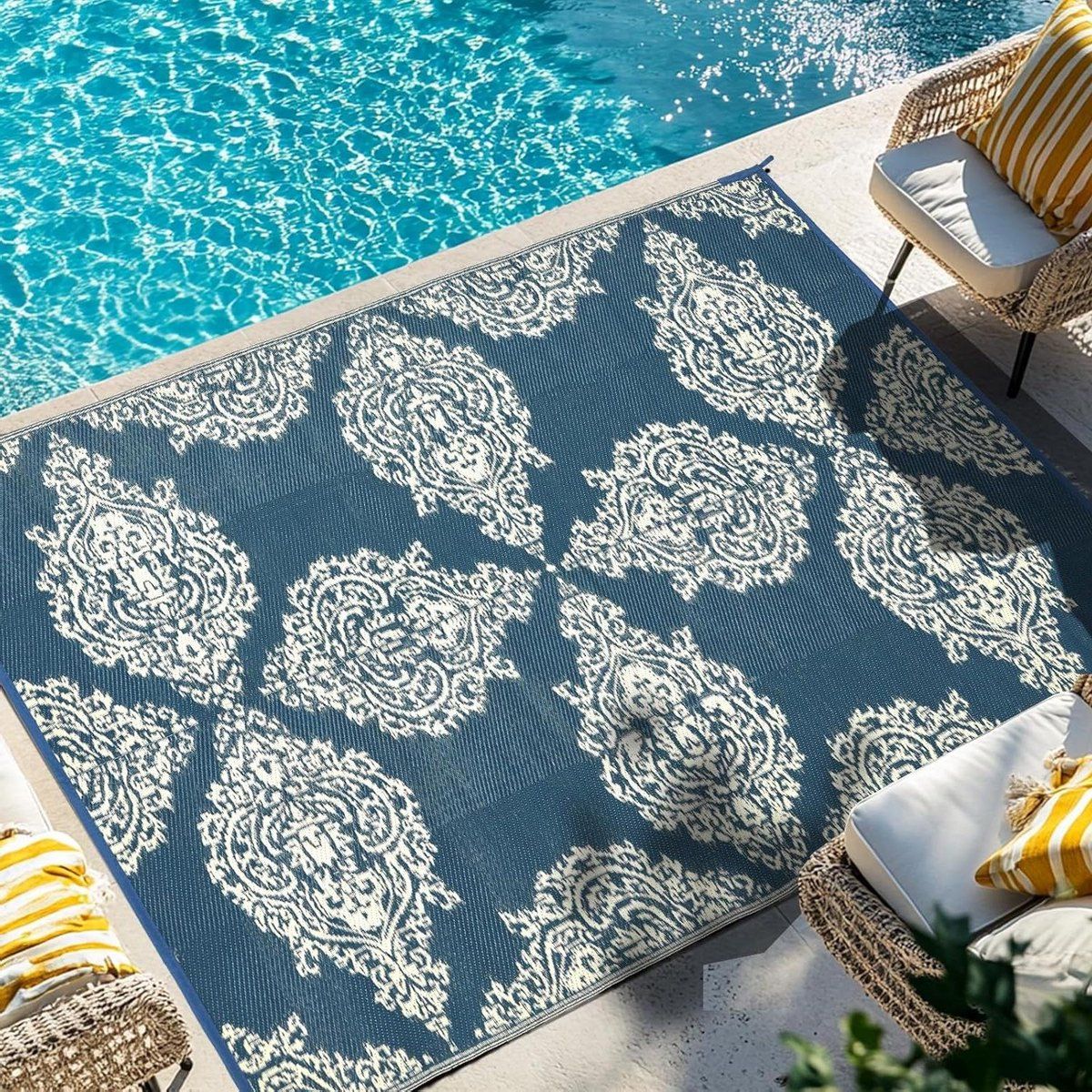outdoor tapijt terrastapijt buitenkleed buitenruimte decoreren waterdicht