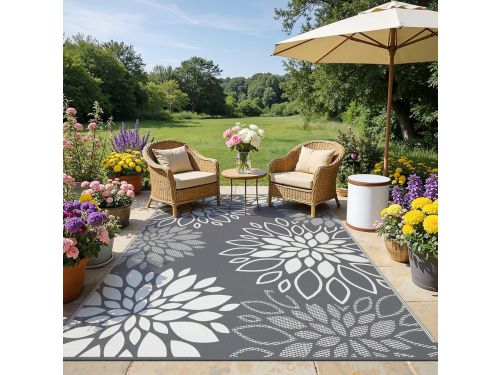 Outdoortapijt - Voortenttapijt Balkontapijt - Kamperen Tuin Terras - Omkeerbaar