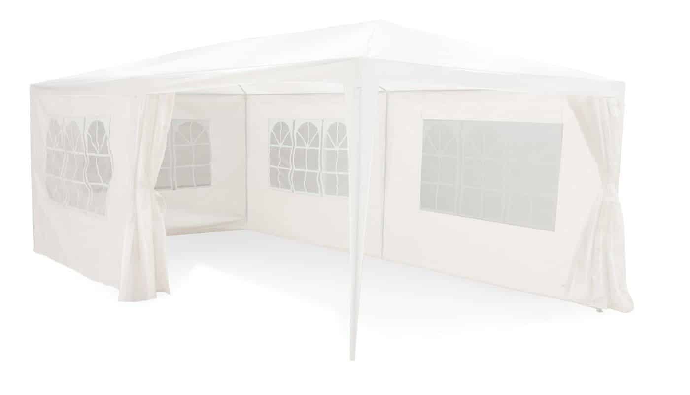 partytent met zijwanden 2.5x6x3m wit