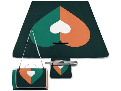 Picknickmat Gekleurde Harten - Picknickkleed Buitenkleed - Buiten Zitten