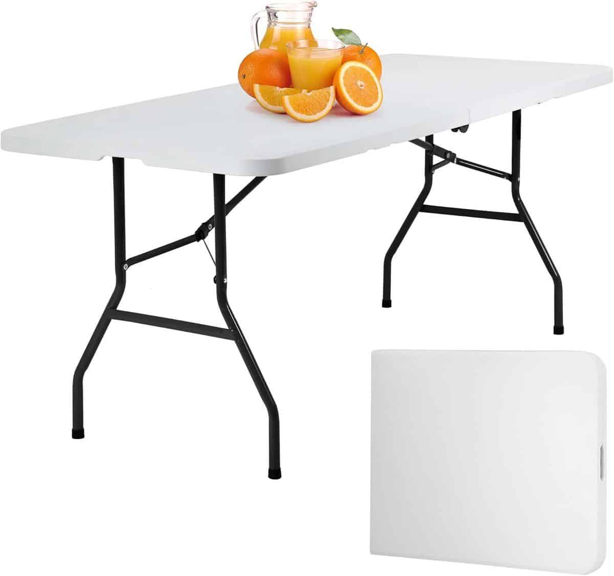picknicktafel plastic klaptafel feesttafel buiten eten draagbaar