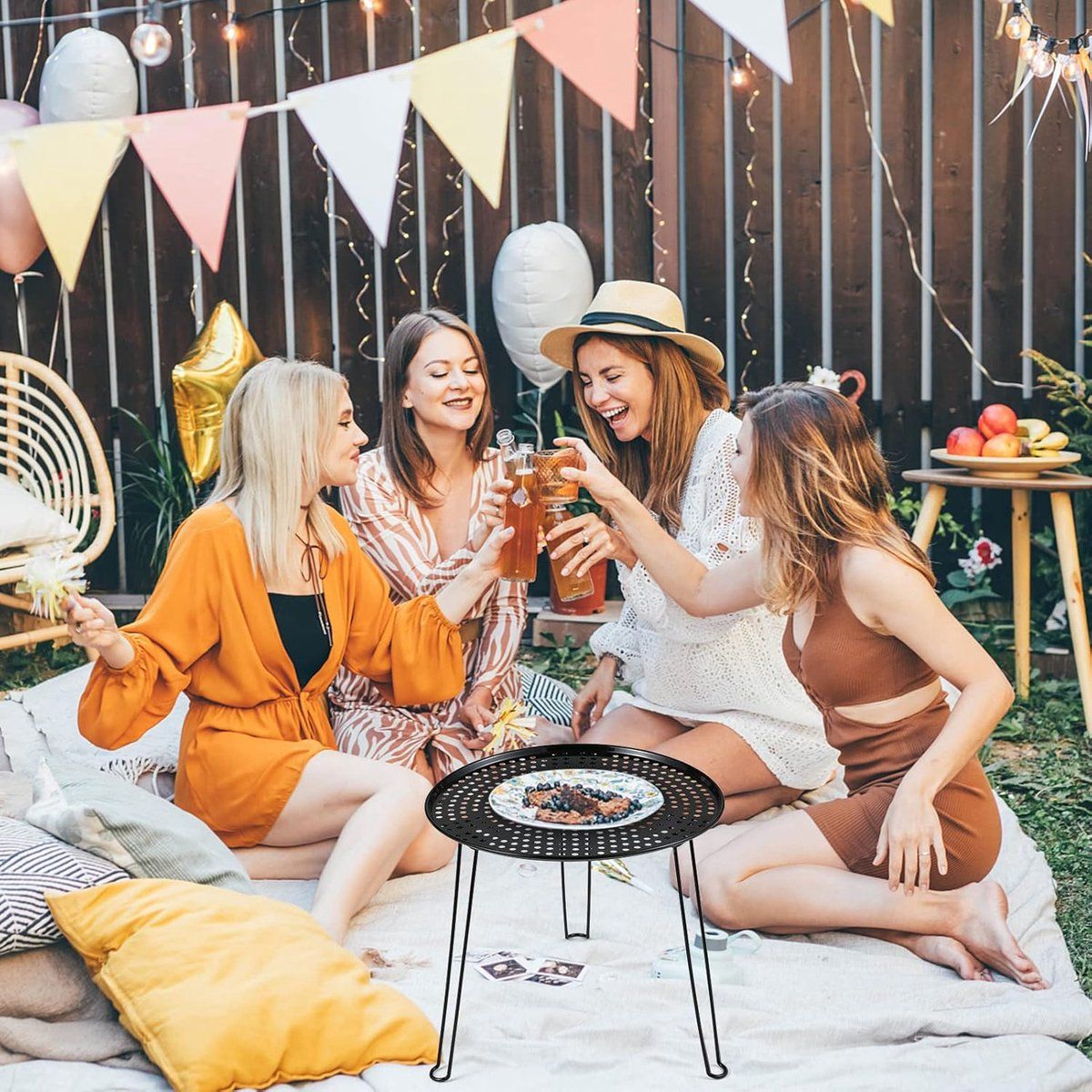 picknicktafel rond klaptafel buiten outdoor activiteiten opvouwbaar